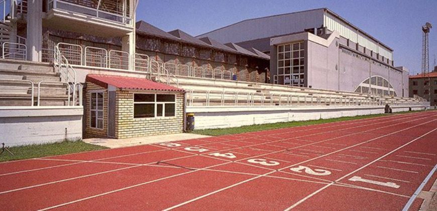 Estadio Hispánico. Remodelación de la pista atletismo